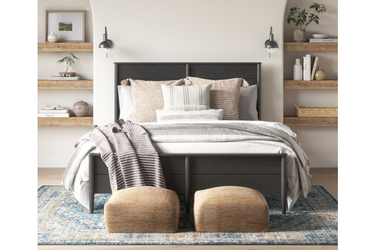 Black and on sale taupe bedroom